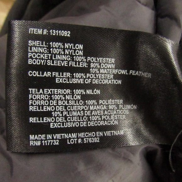 GERRY Black Puffer Zip-Front Power 650 Jacket Men's XL - Picture 15 of 16